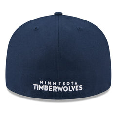 White/Navy Minnesota Timberwolves 2025 NBA Tip Off Split Panel 59FIFTY Fitted Hat | NBA