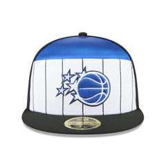 White/Black Orlando Magic 2025 NBA Tip Off Split Panel 59FIFTY Fitted Hat | NBA