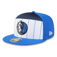 White/Blue Dallas Mavericks 2025 NBA Tip Off Split Panel 59FIFTY Fitted Hat sale | NBA