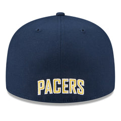 White/Navy Indiana Pacers 2025 NBA Tip Off Split Panel 59FIFTY Fitted Hat | NBA