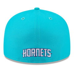 White/Teal Charlotte Hornets 2025 NBA Tip Off Split Panel 59FIFTY Fitted Hat | NBA