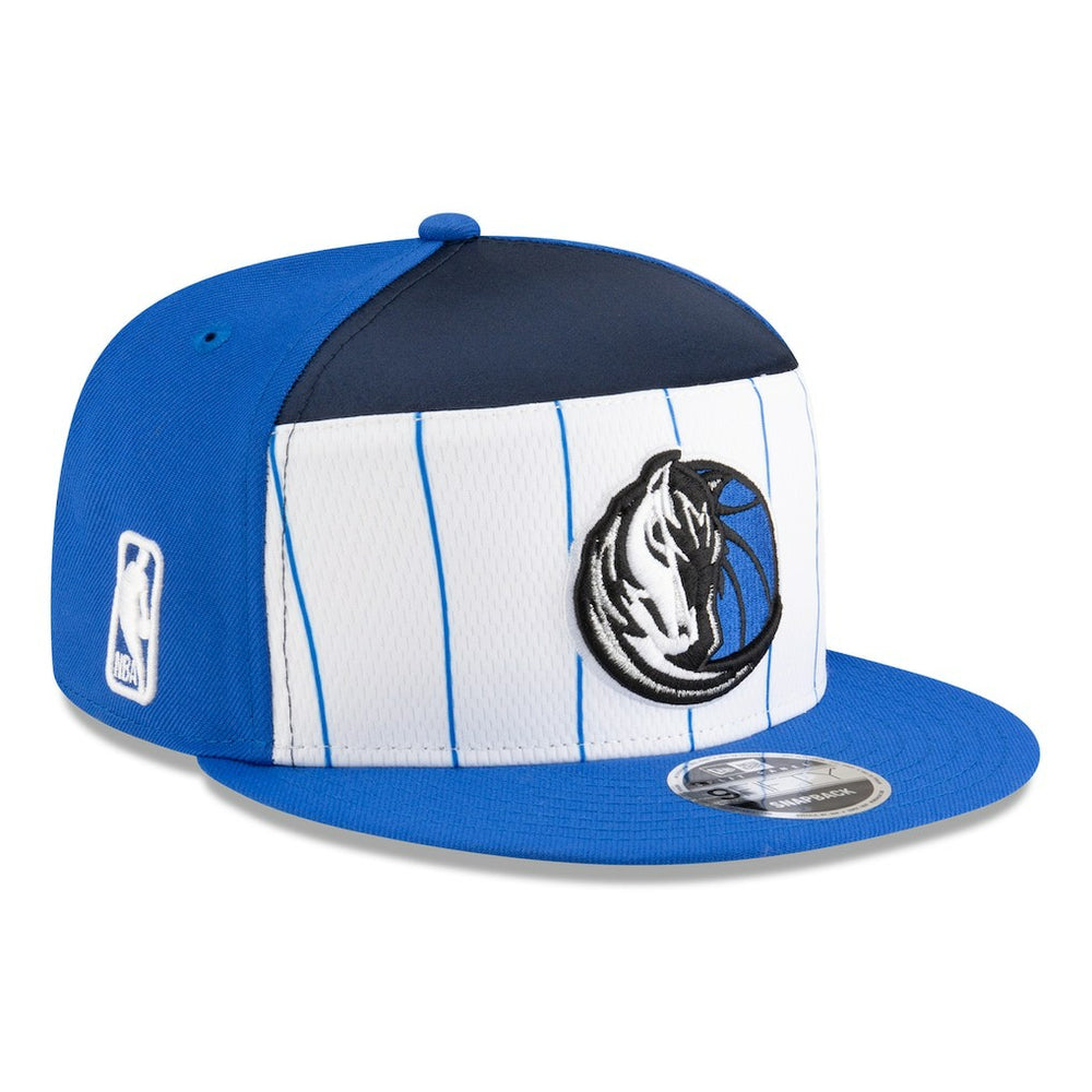 White/Blue Dallas Mavericks 2025 NBA Tip Off Split Panel 9FIFTY Snapback Hat sale | NBA
