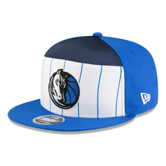 White/Blue Dallas Mavericks 2025 NBA Tip Off Split Panel 9FIFTY Snapback Hat sale | NBA