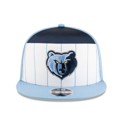 White/Light Blue Memphis Grizzlies 2025 NBA Tip Off Split Panel 9FIFTY Snapback Hat | NBA