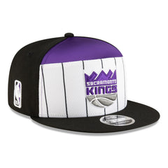 White/Black Sacramento Kings 2025 NBA Tip Off Split Panel 9FIFTY Snapback Hat | NBA