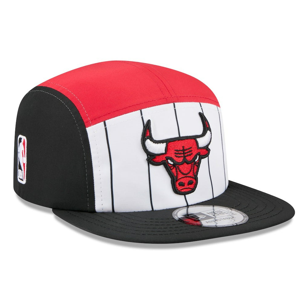 White/Black Chicago Bulls 2025 NBA Tip Off Camper Adjustable Hat | NBA