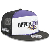 Baltimore Ravens 2025 Inspire Change Split Panel 9FIFTY Snapback Hat | NFL Sale
