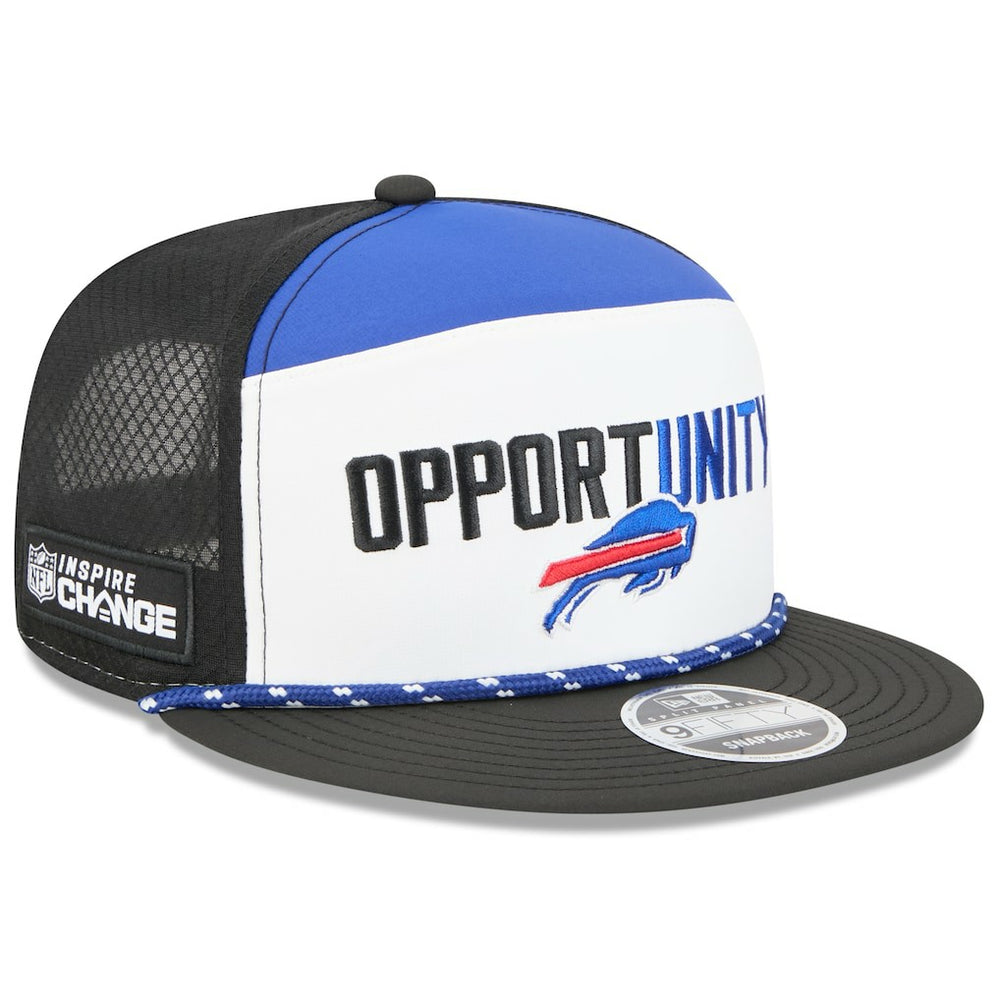 Buffalo Bills 2025 Inspire Change Split Panel 9FIFTY Snapback Hat | NFL Hot