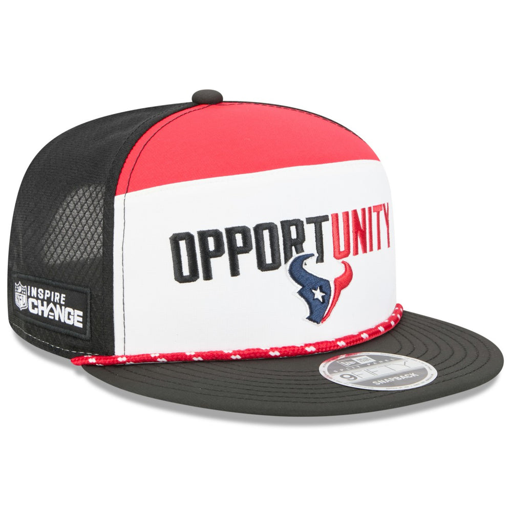 Houston Texans 2025 Inspire Change Split Panel 9FIFTY Snapback Hat | NFL Near me