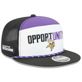 Minnesota Vikings 2025 Inspire Change Split Panel 9FIFTY Snapback Hat | NFL Hot