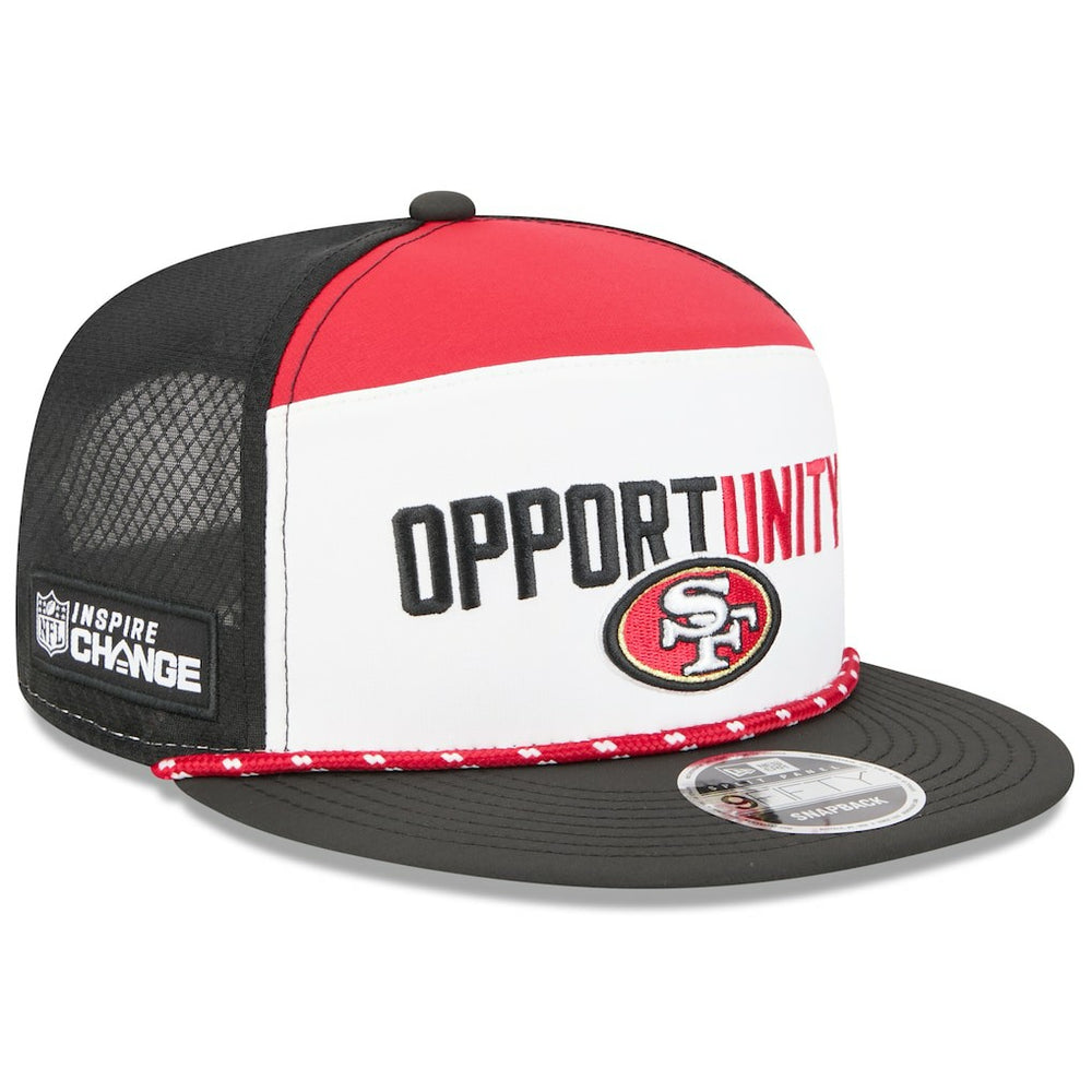 San Francisco 49ers 2025 Inspire Change Split Panel 9FIFTY Snapback Hat | NFL Discount