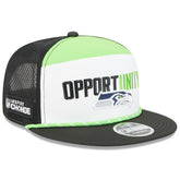 Seattle Seahawks 2025 Inspire Change Split Panel 9FIFTY Snapback Hat | NFL Hot