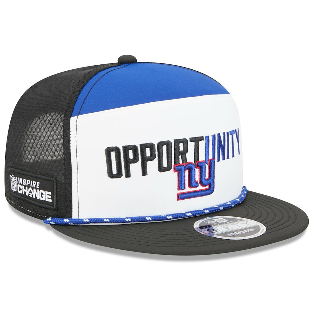 New York Giants 2025 Inspire Change Split Panel 9FIFTY Snapback Hat | NFL On sale