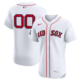Boston Red Sox Nike Home Elite Sponsor Patch Custom Jersey - MLB Jerseys