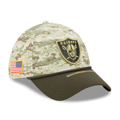 Las Vegas Raiders 2025 Salute to Service 39THIRTY Flex Hat | NFL Hot