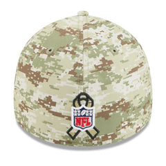 Las Vegas Raiders 2025 Salute to Service 39THIRTY Flex Hat | NFL Hot