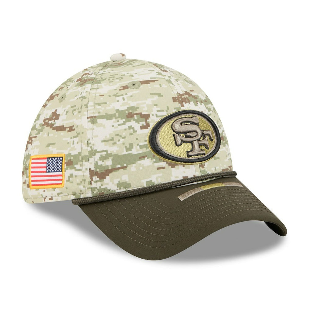 San Francisco 49ers 2025 Salute to Service 39THIRTY Flex Hat | NFL Outlet
