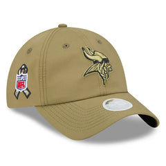 Minnesota Vikings Women's 2025 Salute to Service Pony Tail Adjustable Hat | NFL Outlet
