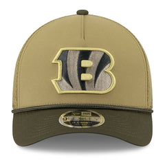 Cincinnati Bengals Youth 2025 Salute to Service 9FORTY A-Frame Adjustable Hat | NFL Outlet