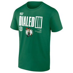 Kelly Green Boston Celtics 2025 Atlantic Division Champions Locker Room T-Shirt | NBA