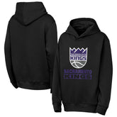 Black Sacramento Kings Outerstuff Youth Back To The Basics Hoodie | NBA