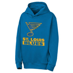 St. Louis Blues Outerstuff Youth Back to Basics Hoodie - NHL Hoodies