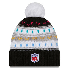 Los Angeles Chargers Women's 2025 NFL Crucial Catch Cuffed Knit Hat with Pom | NFL Hot