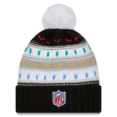 Tennessee Titans Women's 2025 NFL Crucial Catch Cuffed Knit Hat with Pom | NFL Sale