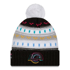 Los Angeles Rams Women's 2025 NFL Crucial Catch Cuffed Knit Hat with Pom | NFL New