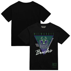 Black Milwaukee Bucks Worldwide Collection Tri-Logo T-Shirt | NBA