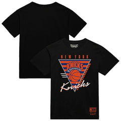 Black New York Knicks Worldwide Collection Tri-Logo T-Shirt | NBA