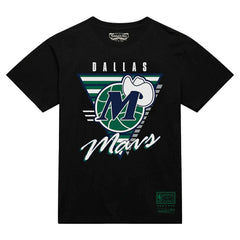 Black Dallas Mavericks Worldwide Collection Tri-Logo T-Shirt sale | NBA