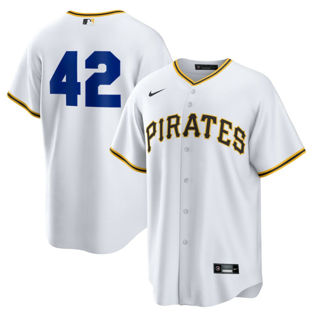 Pittsburgh Pirates Nike Home 2025 Jackie Robinson Day Replica Jersey - MLB Jerseys