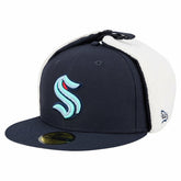 Seattle Kraken New Era Injection Dog Ear Classic Fitted Hat - NHL Hats