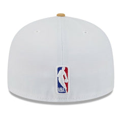 White/Gold Boston Celtics 2025/26 City Edition 59FIFTY Fitted Hat | NBA