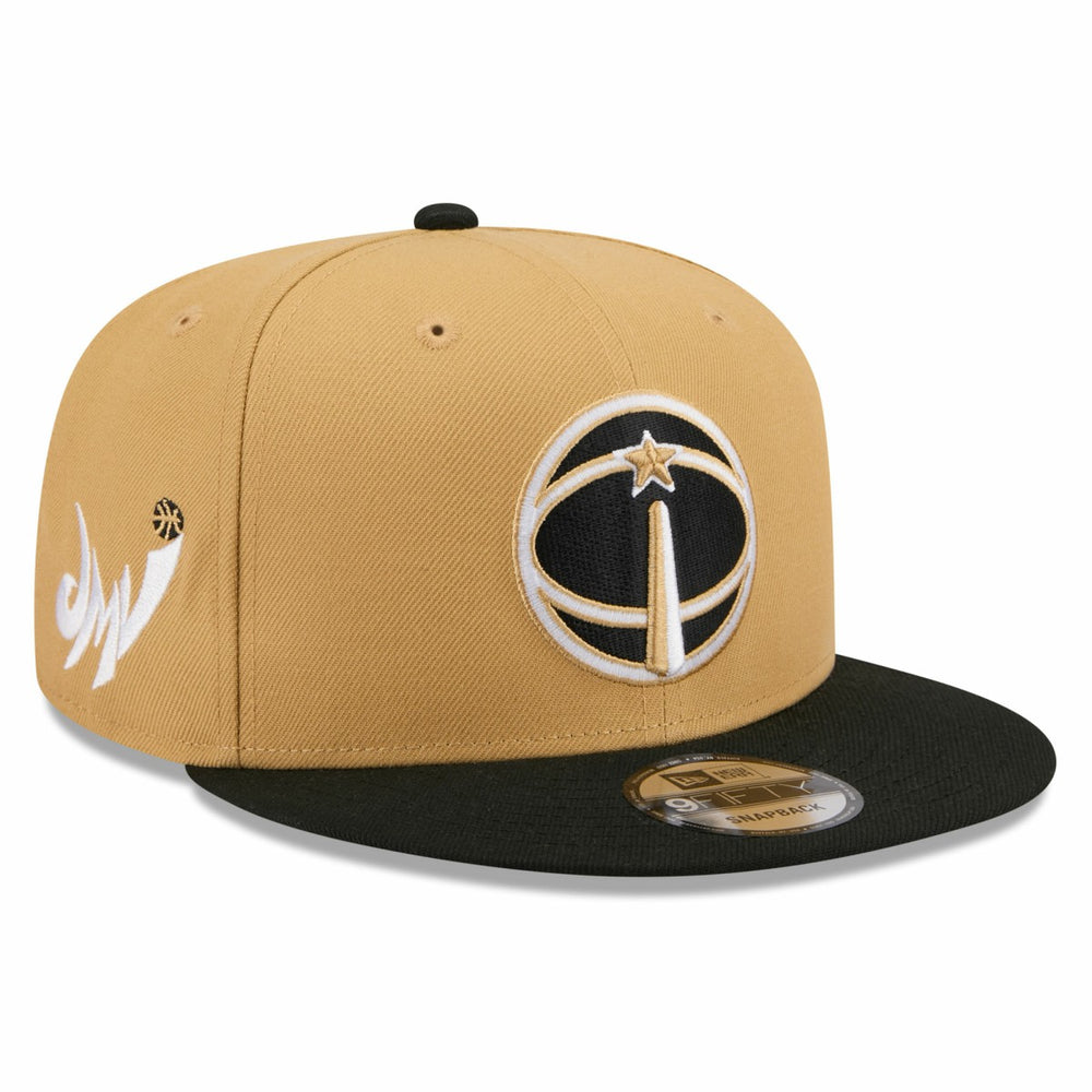Gold/Black Washington Wizards 2025/26 City Edition 9FIFTY Snapback Hat | NBA