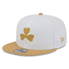 White/Gold Boston Celtics 2025/26 City Edition 9FIFTY Snapback Hat | NBA