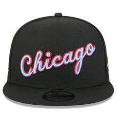 Black Chicago Bulls 2025/26 City Edition 9FIFTY Snapback Hat | NBA