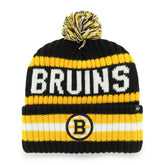 Boston Bruins '47 Bering Cuffed Knit Hat with Pom - NHL Hats