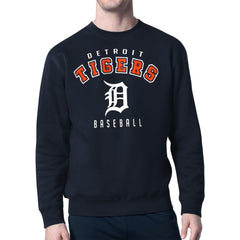 Detroit Tigers Starter Team Logo Fleece Pullover Sweatshirt - MLB Pullover