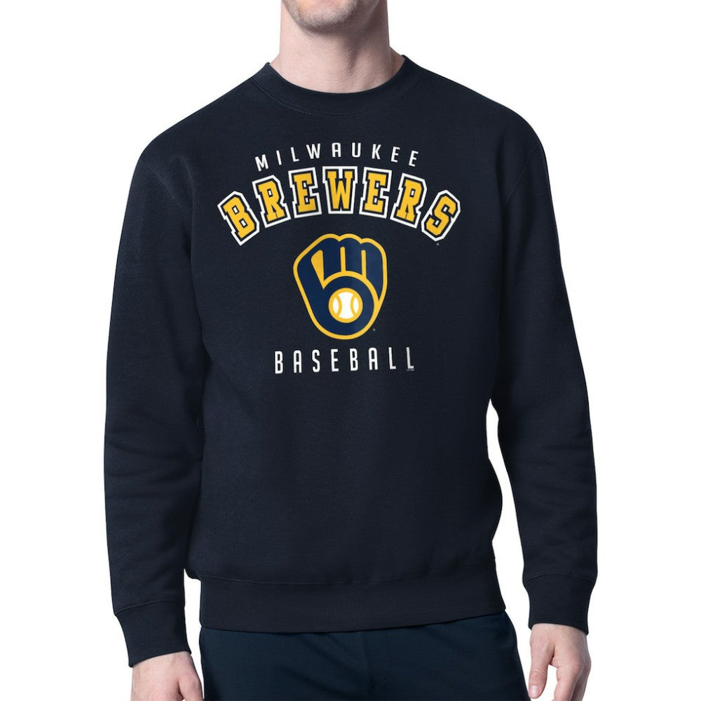Milwaukee Brewers Starter Team Logo Fleece Pullover Sweatshirt - MLB Pullover