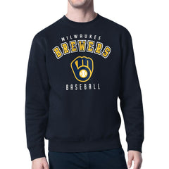 Milwaukee Brewers Starter Team Logo Fleece Pullover Sweatshirt - MLB Pullover