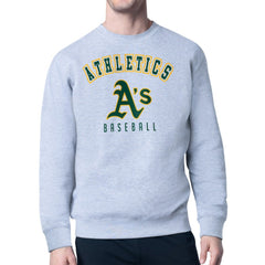 Athletics Starter Team Logo Fleece Pullover Sweatshirt - MLB Pullover