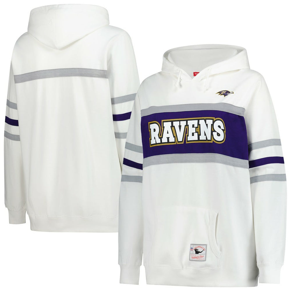 Baltimore Ravens Women's Plus Size Head Coach Throwback Pullover Hoodie | NFL New