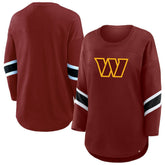 Washington Commanders Women's Plus Size Redzone 3/4-Sleeve Scoop Neck T-Shirt | NFL Near me