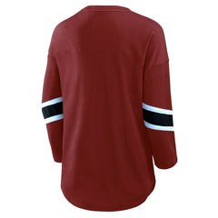 Washington Commanders Women's Plus Size Redzone 3/4-Sleeve Scoop Neck T-Shirt | NFL Near me