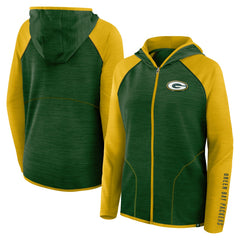 Green Bay Packers Women's Plus Size End Around Pass Full-Zip Hoodie | NFL On sale