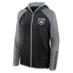 Las Vegas Raiders Women's Plus Size End Around Pass Full-Zip Hoodie | NFL New