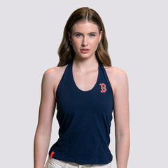 Boston Red Sox Lusso Women's Noelle V-Neck Tank Top - MLB Tanks