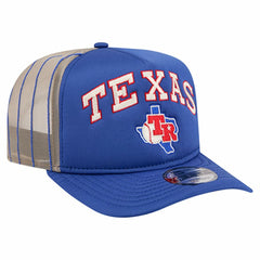 Texas Rangers New Era Vintage Arched Foam Front 9FIFTY A-Frame Adjustable Trucker Hat - MLB Hats